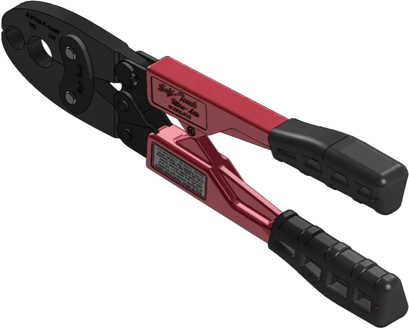 Rendering of a crimper tool